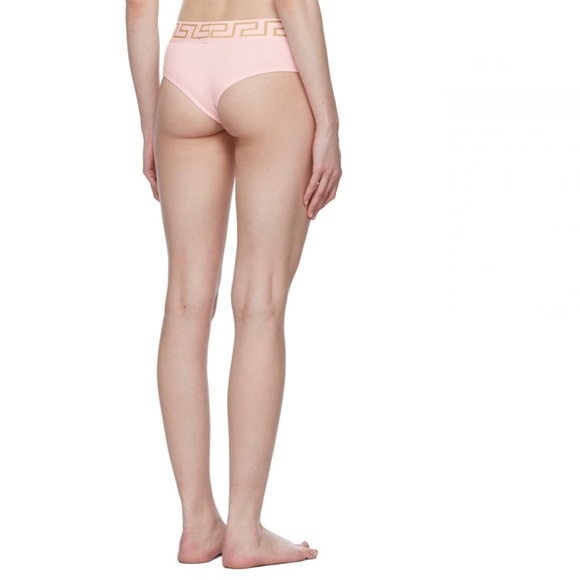 NEW VERSACE UNDERWEAR Pink Greca Border Cheeky Briefs (SIZE 3=L) - Picture 3 of 4